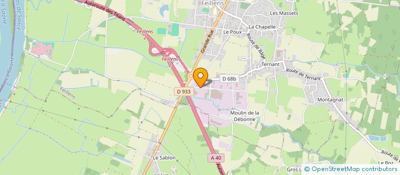 localisation de l'entreprise TEC ADHESIVES SAS à FEILLENS