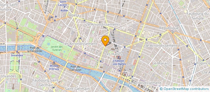 localisation de l'entreprise TEC AUDIT à PARIS