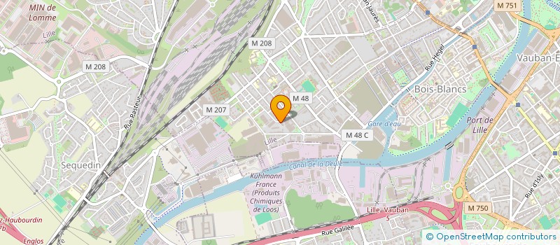 localisation de l'entreprise TEC.B à LILLE