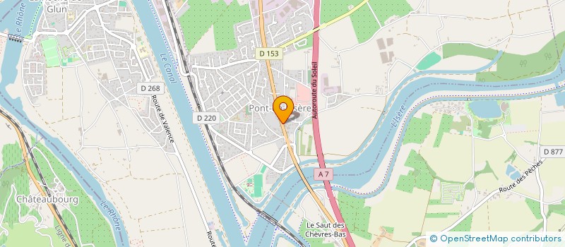 localisation de l'entreprise TEC BAT  PONT-DE-L'ISERE