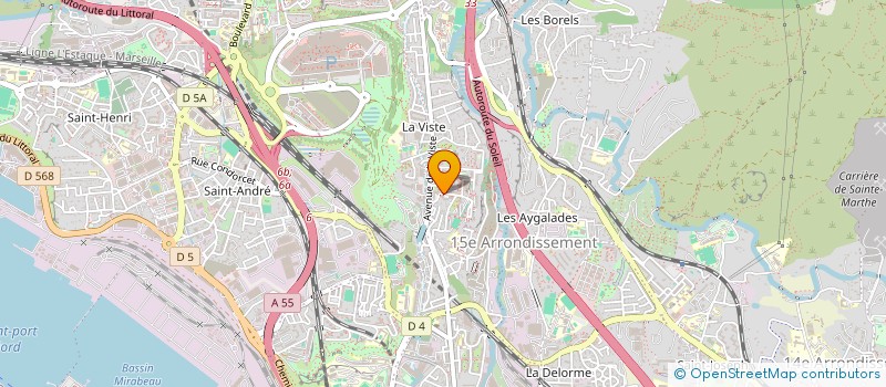 localisation de l'entreprise TEC BAT PRO à MARSEILLE