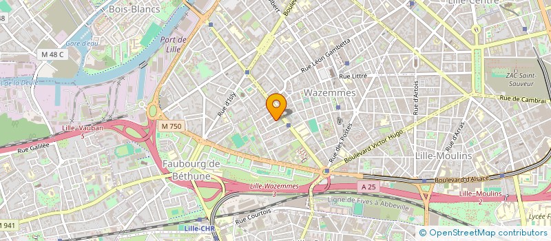 localisation de l'entreprise TEC BOIS à LILLE