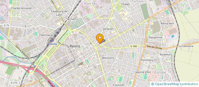 localisation de l'entreprise TEC FINANCE  REIMS