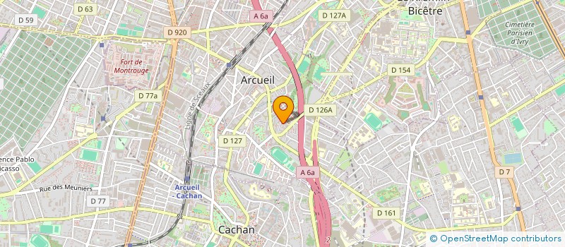localisation de l'entreprise TEC-FRAL PRO à ARCUEIL