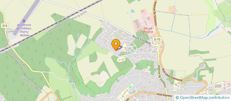 localisation de l'entreprise TEC.H.R  CHATEAU-THIERRY