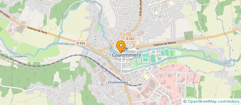 localisation de l'entreprise TEC-HAIR à COULOMMIERS