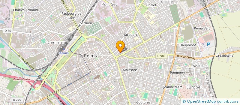 localisation de l'entreprise TEC IMMO 1  REIMS