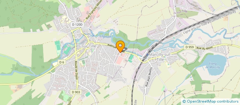 localisation de l'entreprise TEC IMMO à IS-SUR-TILLE