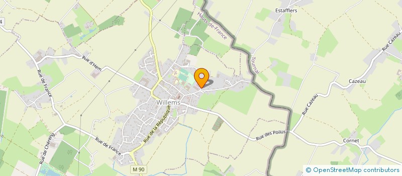 localisation de l'entreprise TEC INDUSTRIE  WILLEMS