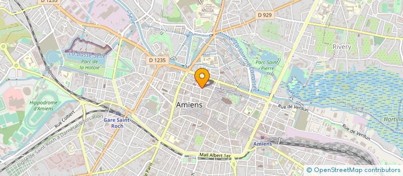 localisation de l'entreprise TEC-INFORMATIQUE à AMIENS