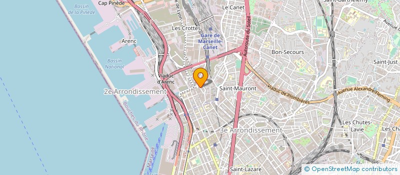 localisation de l'entreprise TEC LI FRANCE à MARSEILLE