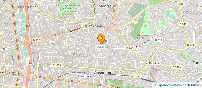localisation de l'entreprise TEC LI SERVICE à MONTREUIL
