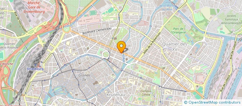 localisation de l'entreprise TEC MIX GRAPH à STRASBOURG