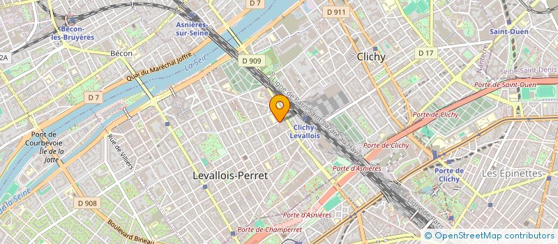 localisation de l'entreprise TEC PRO à LEVALLOIS-PERRET
