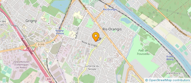 localisation de l'entreprise TEC PRO à RIS-ORANGIS