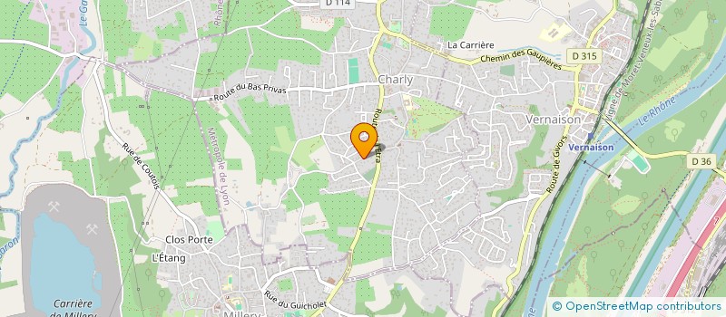 localisation de l'entreprise TEC SERVICE PLUS  CHARLY