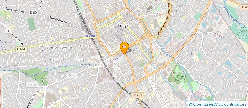 localisation de l'entreprise TEC SERVICES à TROYES