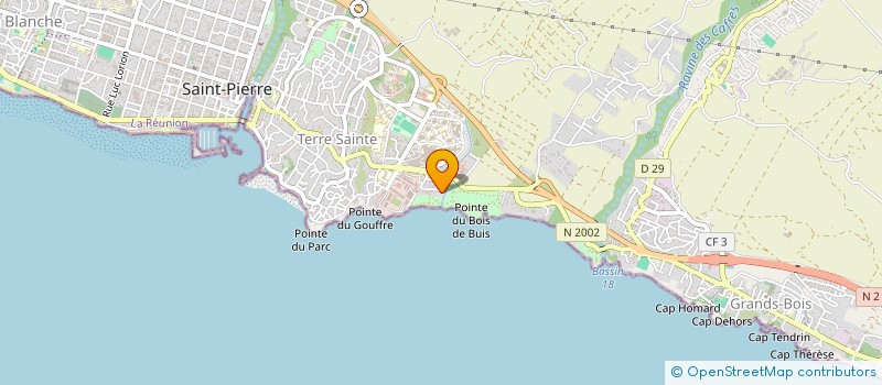 localisation de l'entreprise TEC-TEC INVEST à SAINT-PIERRE