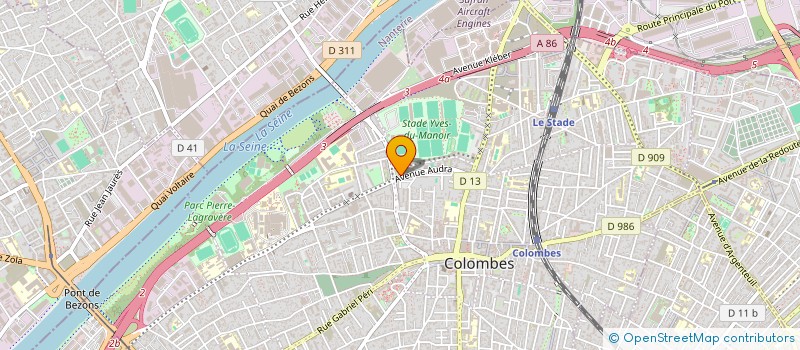 localisation de l'entreprise TEC TRANS à COLOMBES