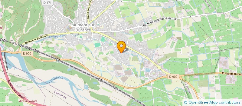 localisation de l'entreprise TEC2M à CAUMONT-SUR-DURANCE