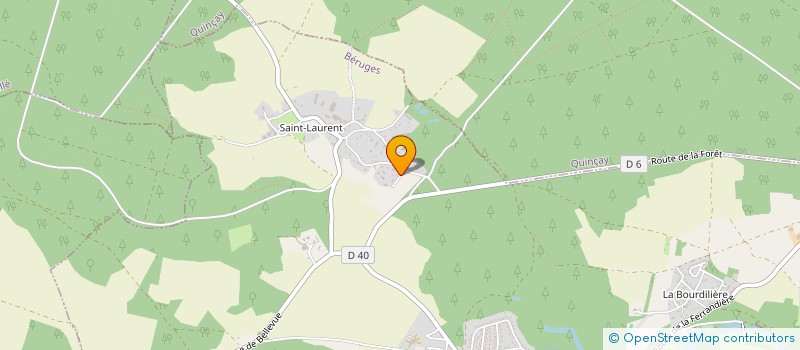 localisation de l'entreprise TECA+  BERUGES