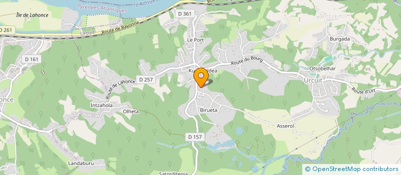 localisation de l'entreprise TECA  URCUIT