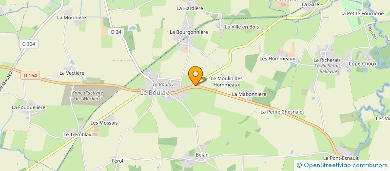 localisation de l'entreprise TECA RENO  MOUZEIL