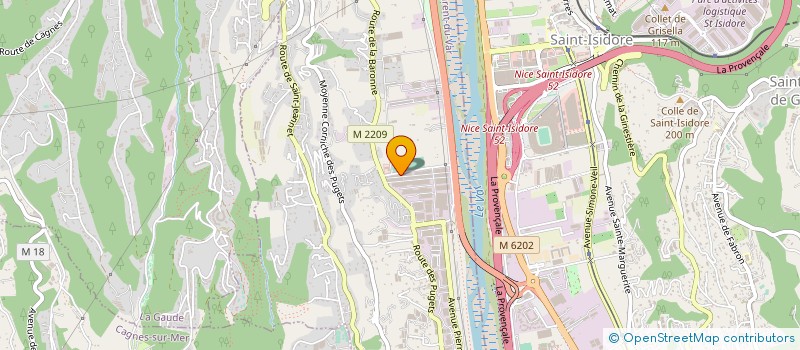 localisation de l'entreprise TECA TECHNIQUES ET APPLICATION à SAINT-LAURENT-DU-VAR