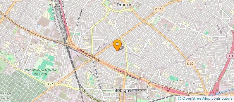 localisation de l'entreprise TECABAT  BOBIGNY