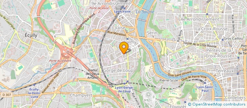 localisation de l'entreprise TECADEMIA à LYON