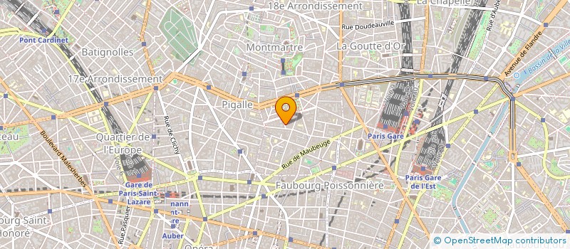 localisation de l'entreprise TECAL S A R L à PARIS