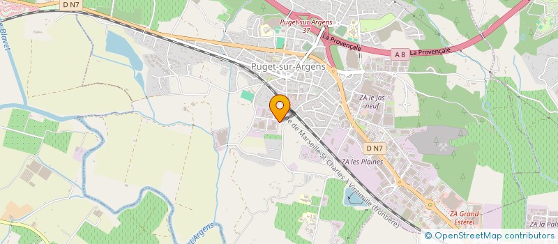 localisation de l'entreprise TECAMVER CONCEPT à PUGET-SUR-ARGENS