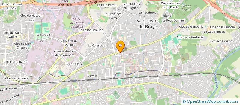 localisation de l'entreprise TECAO à SAINT-JEAN-DE-BRAYE
