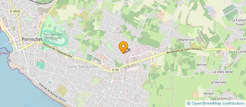 localisation de l'entreprise TECCA  PORNICHET