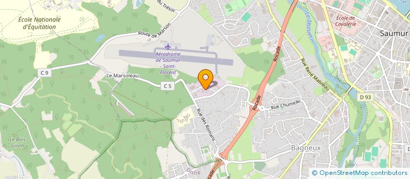 localisation de l'entreprise TECECO PROFESSIONNEL  SAUMUR