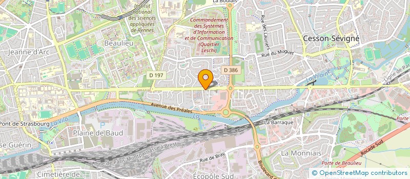 localisation de l'entreprise TECECO RENNES  CESSON-SEVIGNE