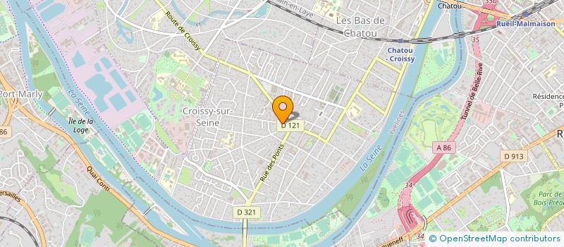 localisation de l'entreprise TECELBAT à CROISSY-SUR-SEINE