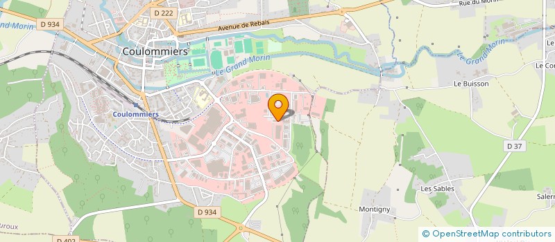 localisation de l'entreprise TECELEC à COULOMMIERS