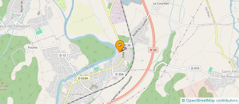 localisation de l'entreprise TECGM à VARILHES
