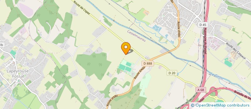 localisation de l'entreprise TECH 1 RACING à ROUFFIAC-TOLOSAN