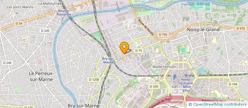 localisation de l'entreprise TECH 1 UP  NOISY-LE-GRAND