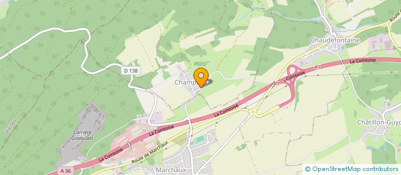 localisation de l'entreprise TECH 1971  THISE