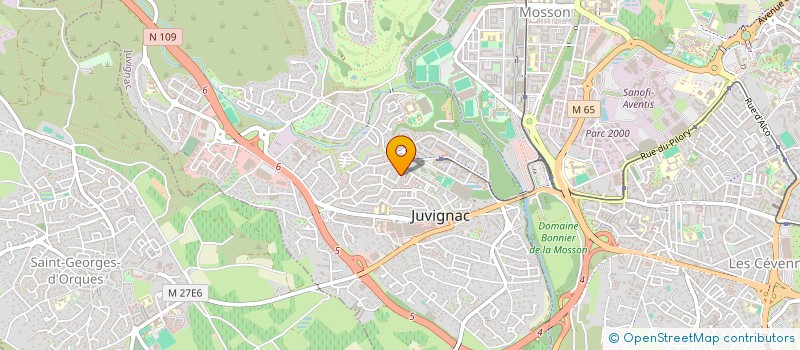 localisation de l'entreprise TECH  JUVIGNAC