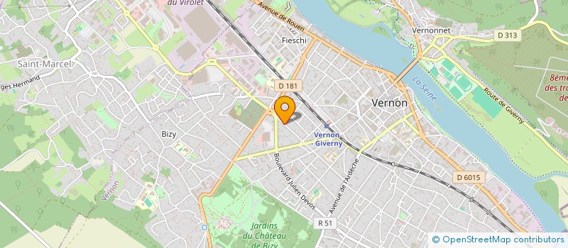 localisation de l'entreprise TECH A FREE  VERNON