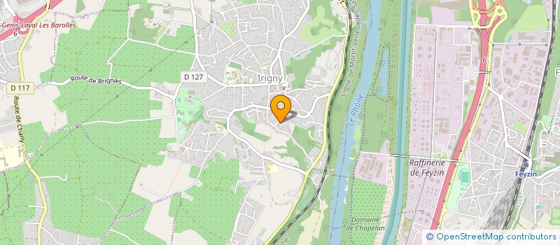 localisation de l'entreprise TECH'AIR CONSULTING à IRIGNY