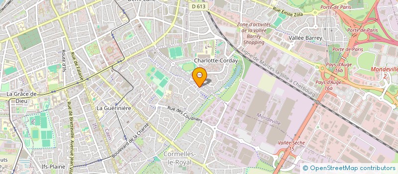 localisation de l'entreprise TECH AND DEV  MONDEVILLE