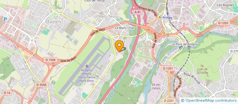 localisation de l'entreprise TECH AND LIGHT  EPAGNY METZ-TESSY