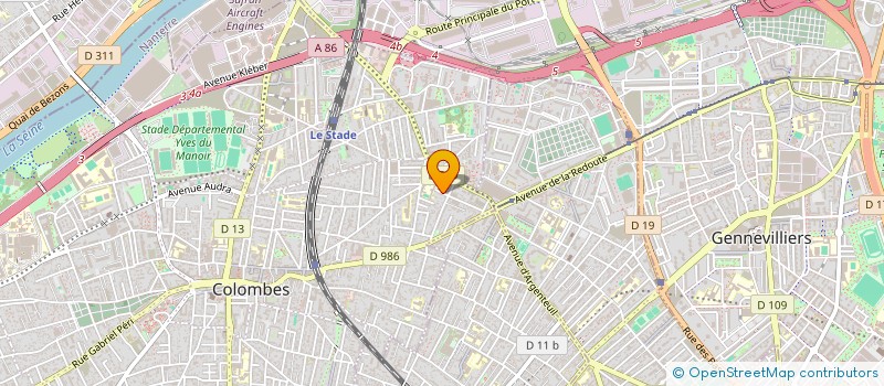 localisation de l'entreprise TECH AND TRUST CONSULTING à COLOMBES