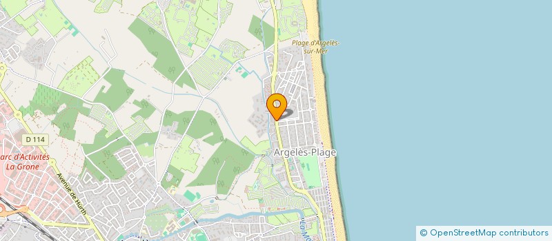 localisation de l'entreprise TECH ARGELES 2  ARGELES-SUR-MER