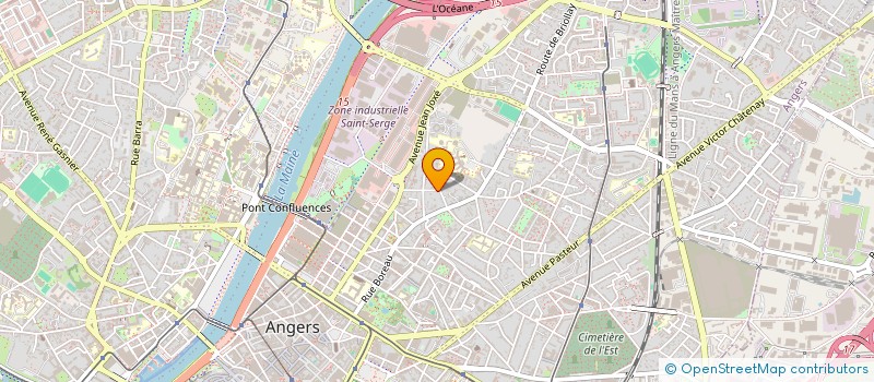 localisation de l'entreprise TECH-ATLAN DEVELOPPEMENT  ANGERS